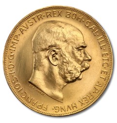 100 Couronnes François-Joseph Ier Autriche | Or