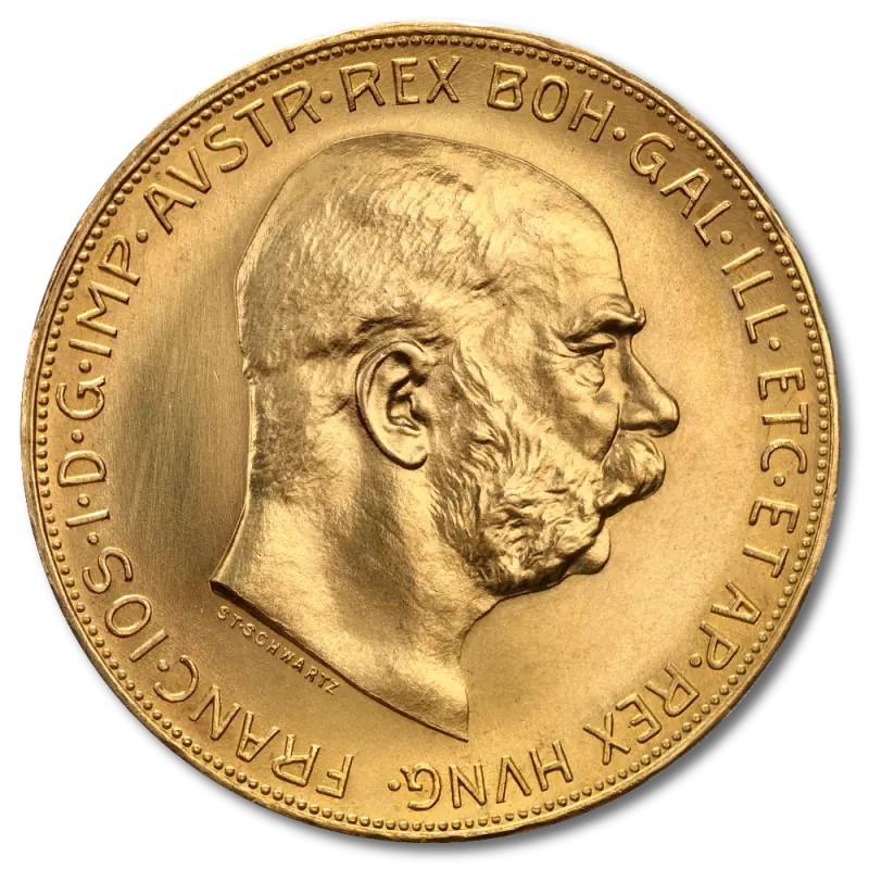 100 Couronnes François-Joseph Ier Autriche | Or