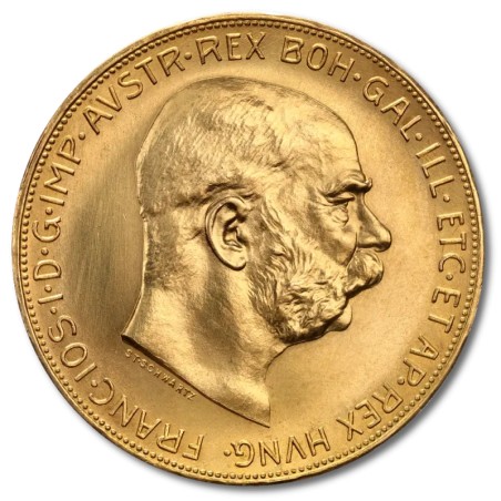 100 Couronnes François-Joseph Ier Autriche | Or