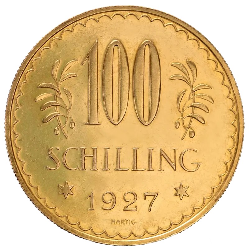 100 Schilling Autrichien | Or | 1925-1934