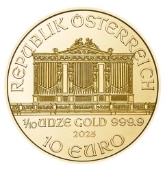 1/10 oz Philharmonique de Vienne | Or | 2025