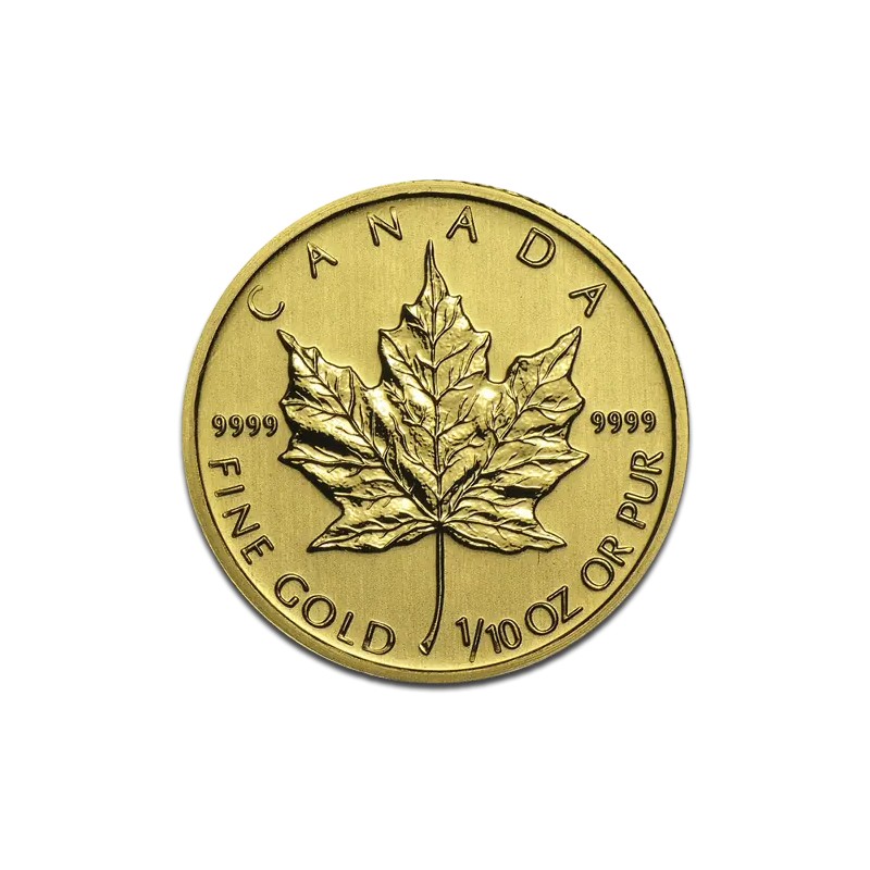 1/10 oz Maple Leaf | Or | plusieurs années