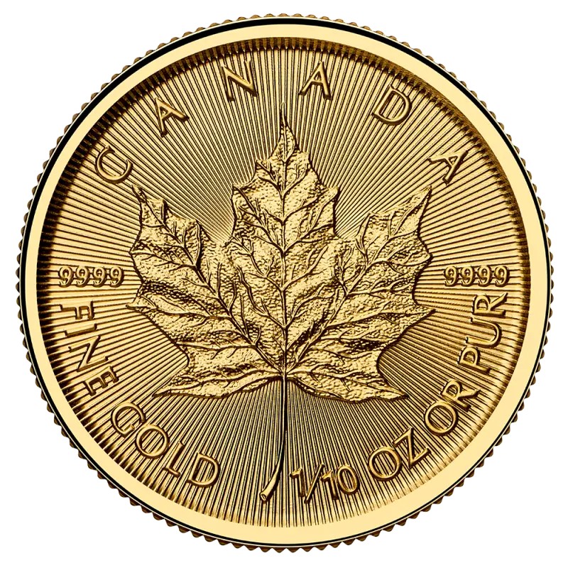 1/10 oz Maple Leaf | Or | 2025