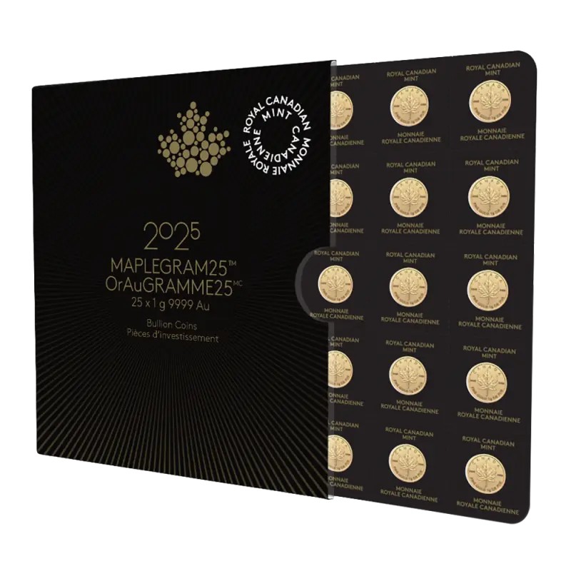 25 x 1g MapleGram d'Or | 2025