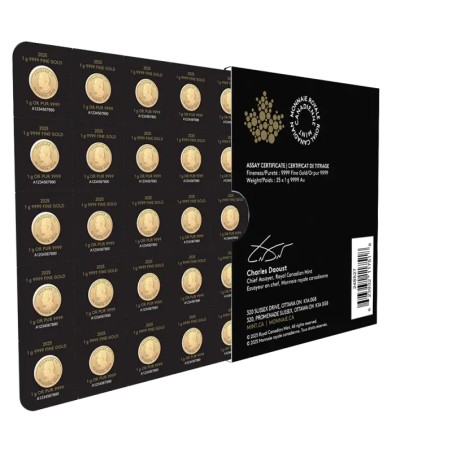 25 x 1g MapleGram d'Or | 2025