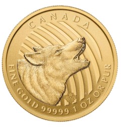 1 oz Call of the Wild Howling Wolf | Or | 2014