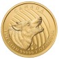 1 oz Call of the Wild Howling Wolf | Or | 2014