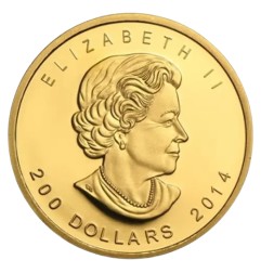 1 oz Call of the Wild Howling Wolf | Or | 2014