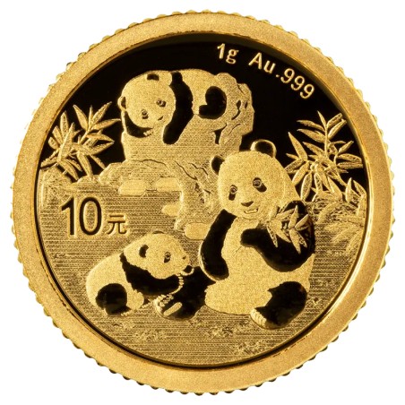 1g Panda Chinois | Or | 2025