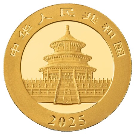 1g Panda Chinois | Or | 2025