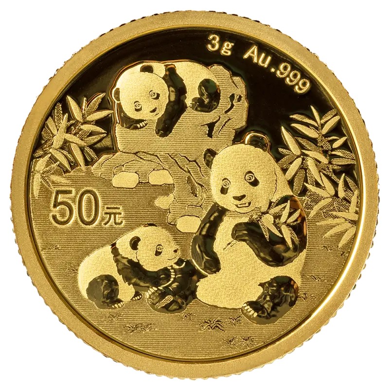 3g Panda Chinois | Or | 2025 3g Panda Chinois | Or | 2025