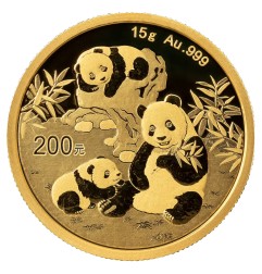 15g Panda Chinois | Or | 2025