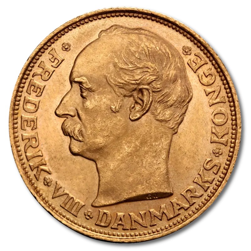 20 Kroner Frederik VIII Danemark | Or | 1908-1912