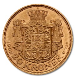 20 Kroner Frederik VIII Danemark | Or | 1908-1912