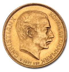20 Kroner Christian X Danemark | Or | 1913-1917