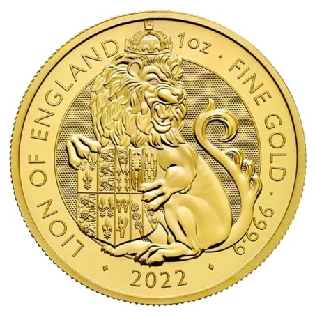 1 oz Tudor Beasts The Lion of England | Or | 2022