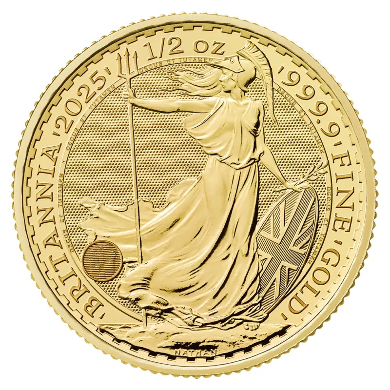 1/2 oz Britannia d'Or Charles III | 2025 1/2 oz Britannia d'Or Charles III | 2025