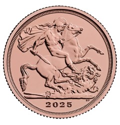 Quart de Souverain en Or Charles III | 2025