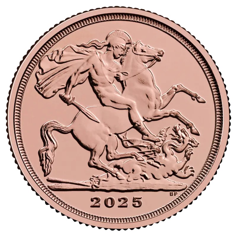 Quart de Souverain en Or Charles III | 2025