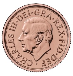 Quart de Souverain en Or Charles III | 2025