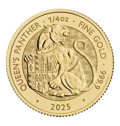 1/4 oz Tudor Beasts Queen's Panther | Or | 2025