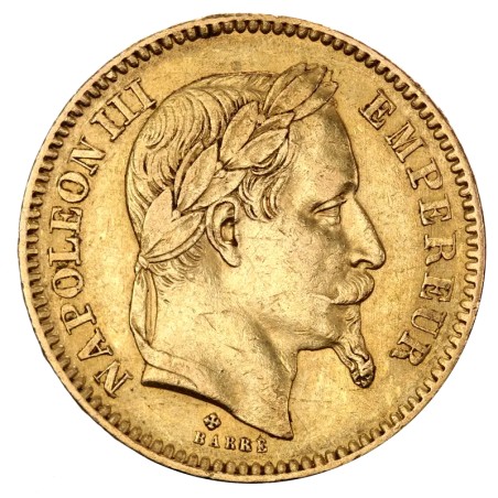 20 Francs Napoléon III tête laurée | Or | 1861-1870