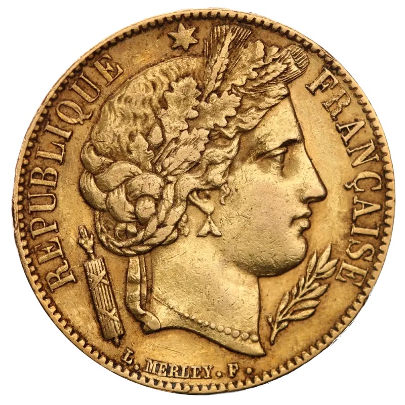 20 Francs Francais Cérès 2e République | Or | 1848-1852
