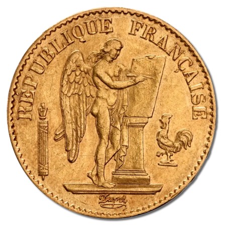 20 Francs Francais Génie 3e République | Or | 1871-1898