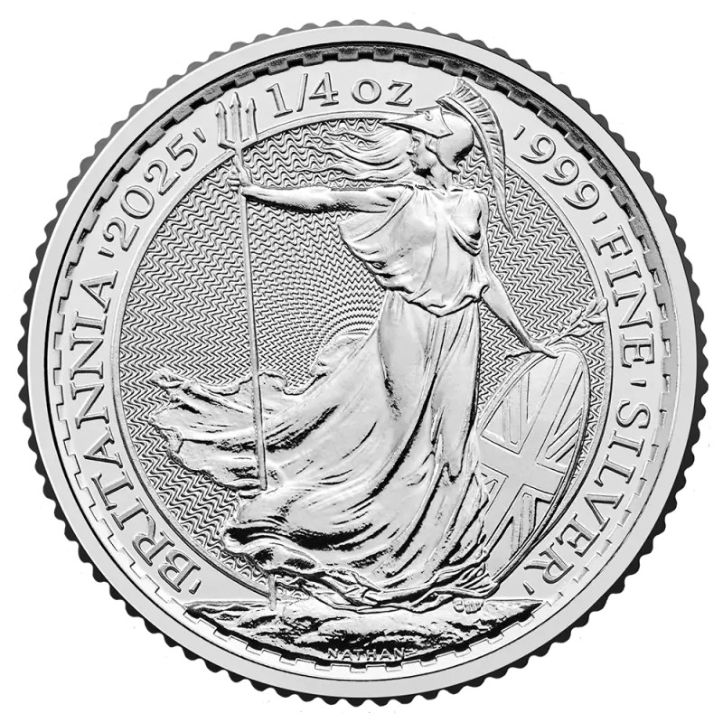 1/4 oz Britannia en Argent Charles III | 2025