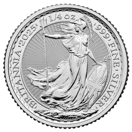 1/4 oz Britannia en Argent Charles III | 2025