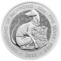 10 oz Tudor Beasts Greyhound of Richmond | Argent | 2025 10 oz Tudor Beasts Greyhound of Richmond | Argent | 2025