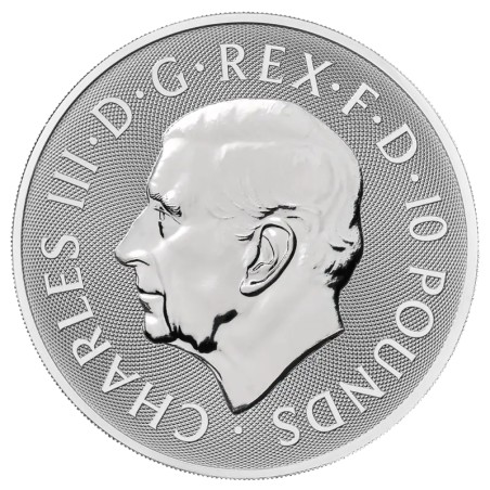 10 oz Tudor Beasts Greyhound of Richmond | Argent | 2025