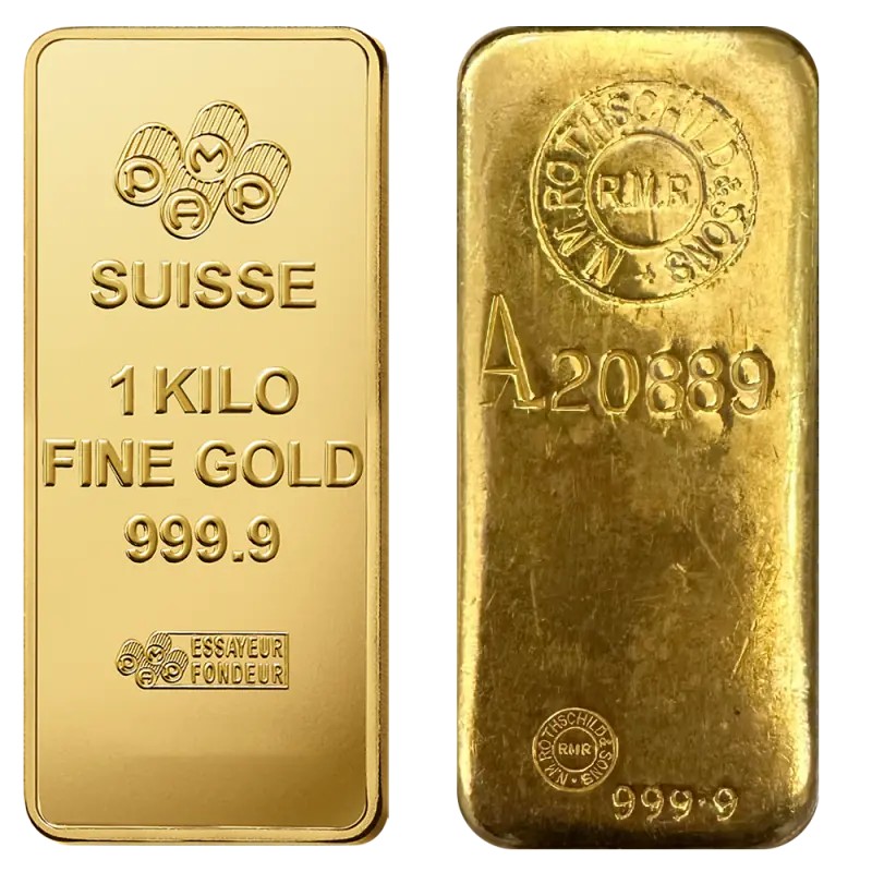 1 Kilo Lingot d'Or | plusieurs Fabricants | LBMA 1 Kilo Lingot d'Or | plusieurs Fabricants | LBMA