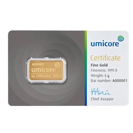 5g Lingot d'Or | Umicore