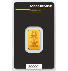 5g Lingot d'Or | Argor-Heraeus | Kinebar