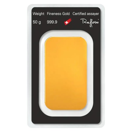 50g Lingot d'Or | Argor-Heraeus | Frappé
