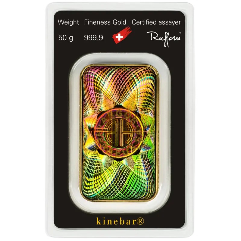 50g Lingot d'Or | Argor-Heraeus | Kinebar