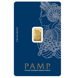 1g Lingot d'or frappé | PAMP Fortuna