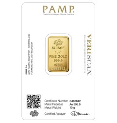 10g Lingot d'or | PAMP Fortuna