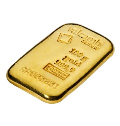 100g Lingot d'or | Valcambi | Coulé