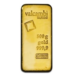 500g Lingot d'Or | Valcambi | Coulé