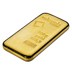 500g Lingot d'Or | Valcambi | Coulé