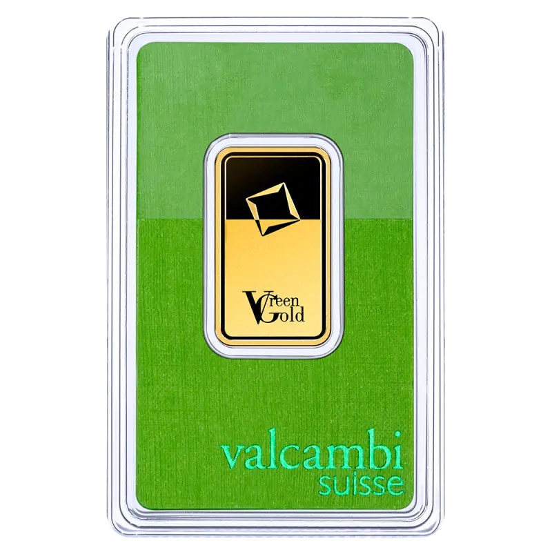 20g Lingot d'Or | Valcambi | Green Gold