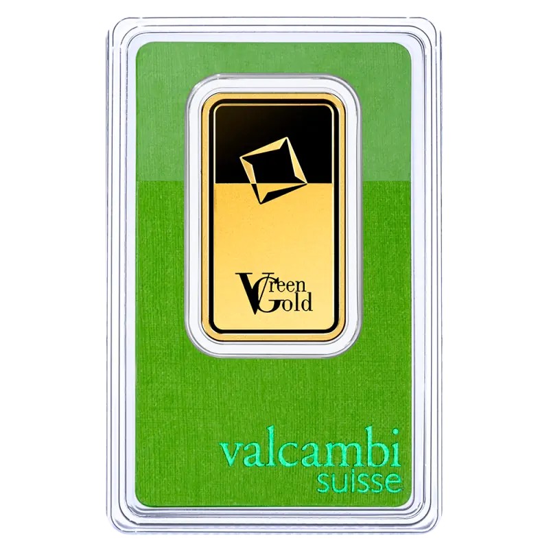 1 oz Lingot d'Or | Valcambi | Green Gold 1 oz Lingot d'Or | Valcambi | Green Gold