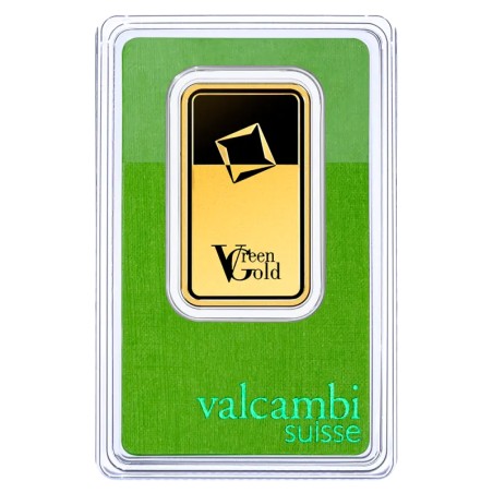 1 oz Lingot d'Or | Valcambi | Green Gold