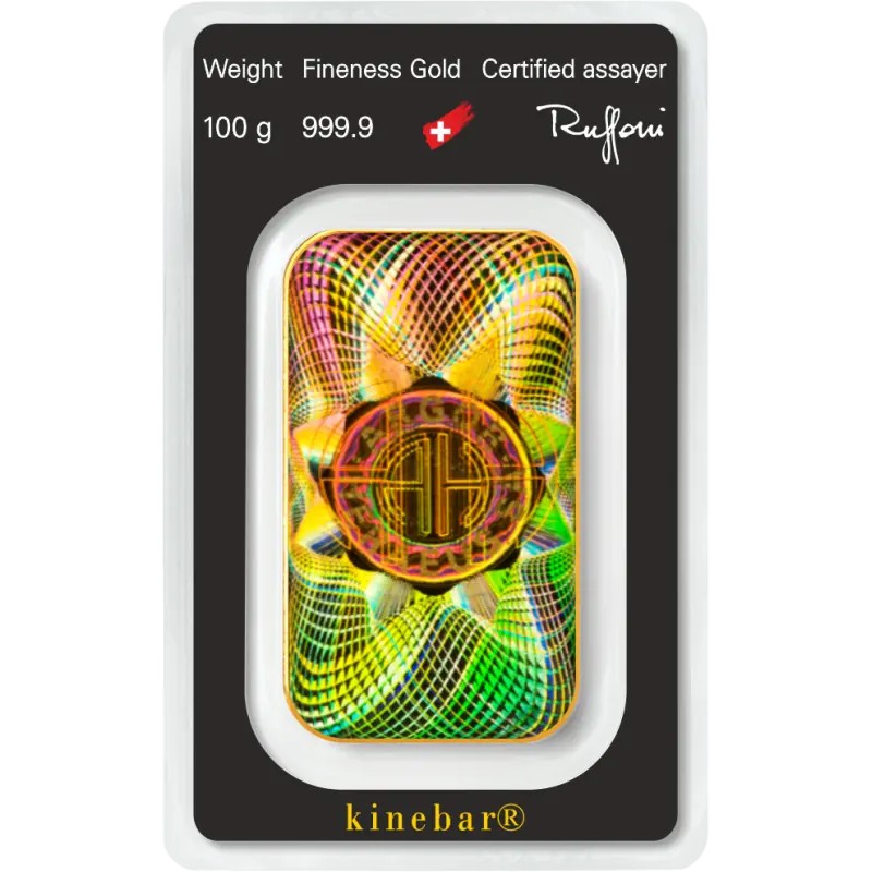 100g Lingot d'Or | Argor-Heraeus | Kinebar