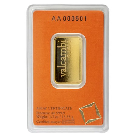1/2 oz Lingot d'Or | Valcambi