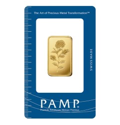 20g Lingot d'or frappé | PAMP Rosa