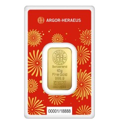 10g Lingot d'Or | Argor-Heraeus | Année du Serpent | 2025