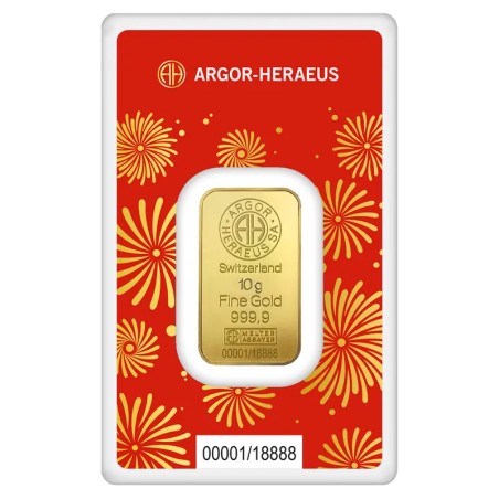 10g Lingot d'Or | Argor-Heraeus | Année du Serpent | 2025